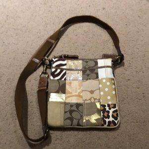 Coach cross body small satchel bag